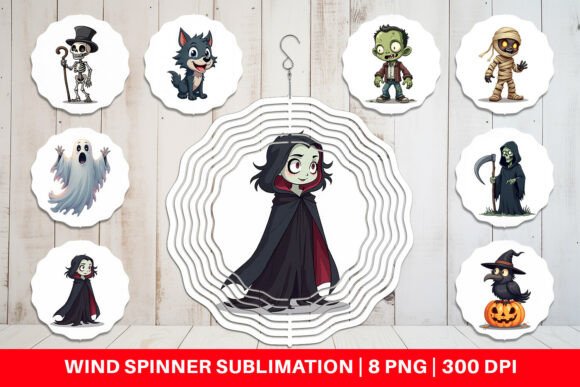 Download Gothic Character Wind Spinner - Premium Resources