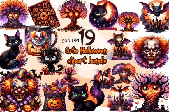 Download Cute Halloween Sublimation Clipart - Sublimation Collection