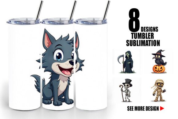 Download Gothic Character Tumbler Wrap - Premium Resources
